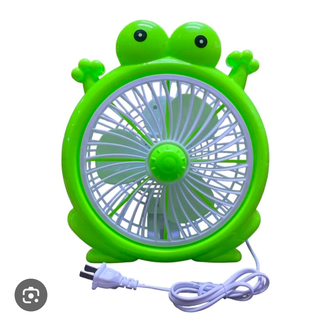 Ventilador verde rana