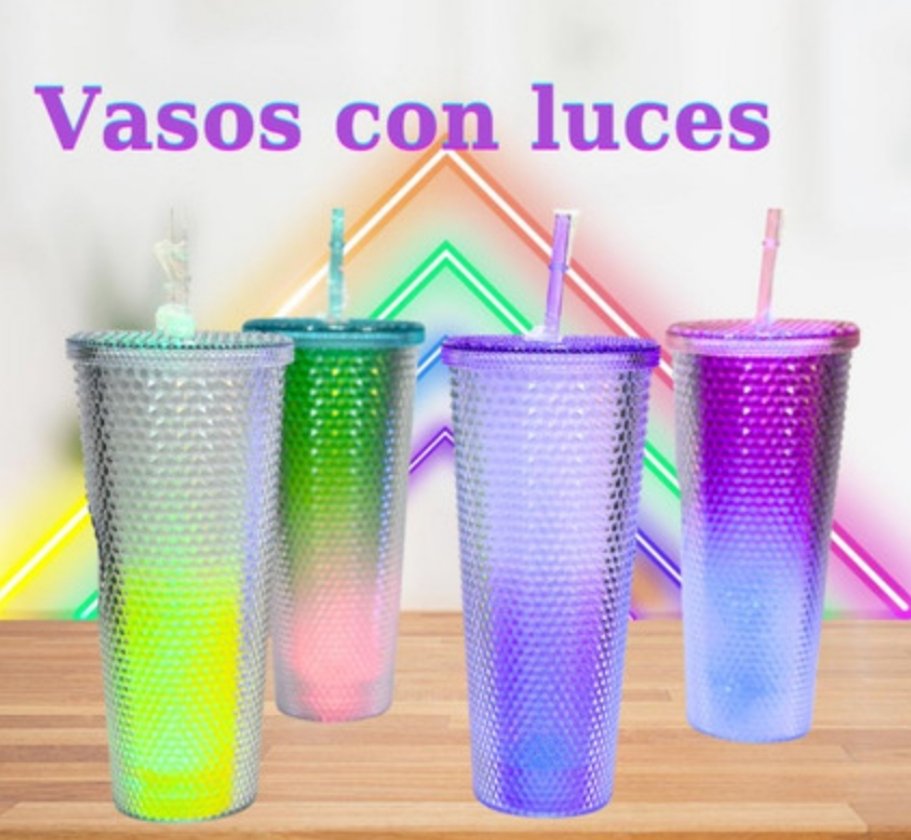 Vaso con luces
